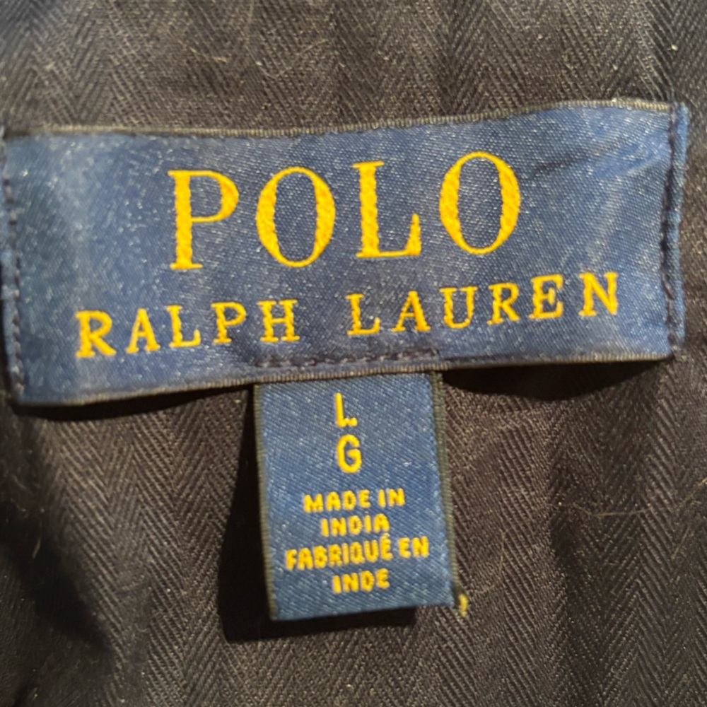 Polo Ralph Lauren Navy Blue Suede Jacket - Picture 6 of 16